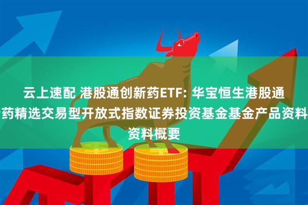 云上速配 港股通创新药ETF: 华宝恒生港股通创新药精选交易型开放式指数证券投资基金基金产品资料概要